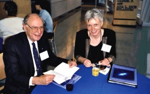 Antje Jackelén and Arthur Peacocke; photo credit: James Nelson